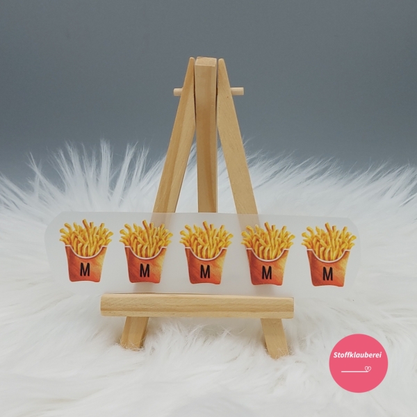 "M" Größenlabel Pommes